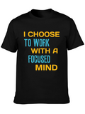 Focused Mind T-Shirt - Motivational Black Tee