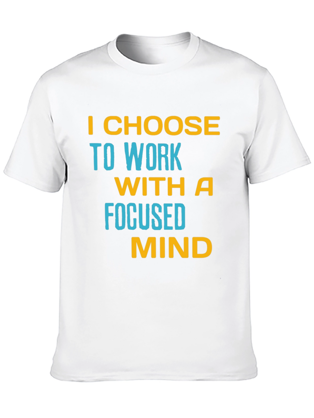 Focused Mind T-Shirt - Motivational Black Tee