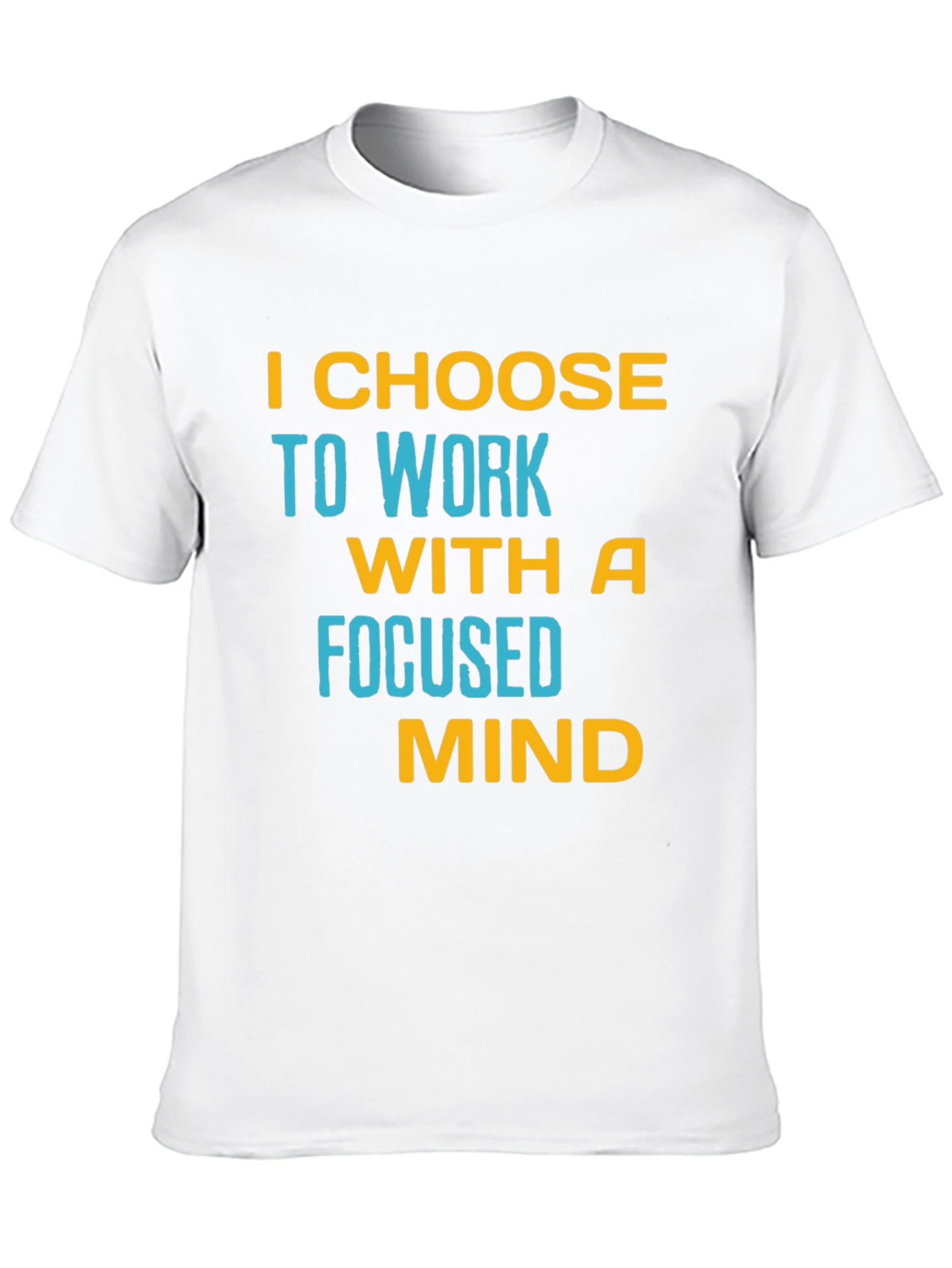 Focused Mind T-Shirt - Motivational Black Tee