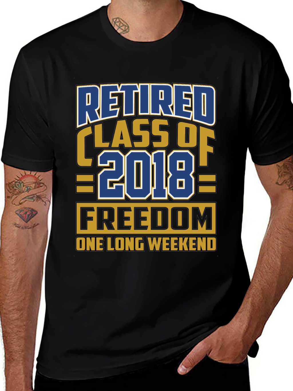Retired Class of 2018 T-Shirt Freedom Weekend