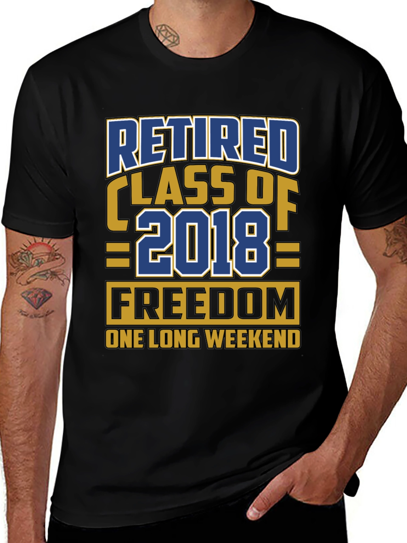 Retired Class of 2018 T-Shirt Freedom Weekend
