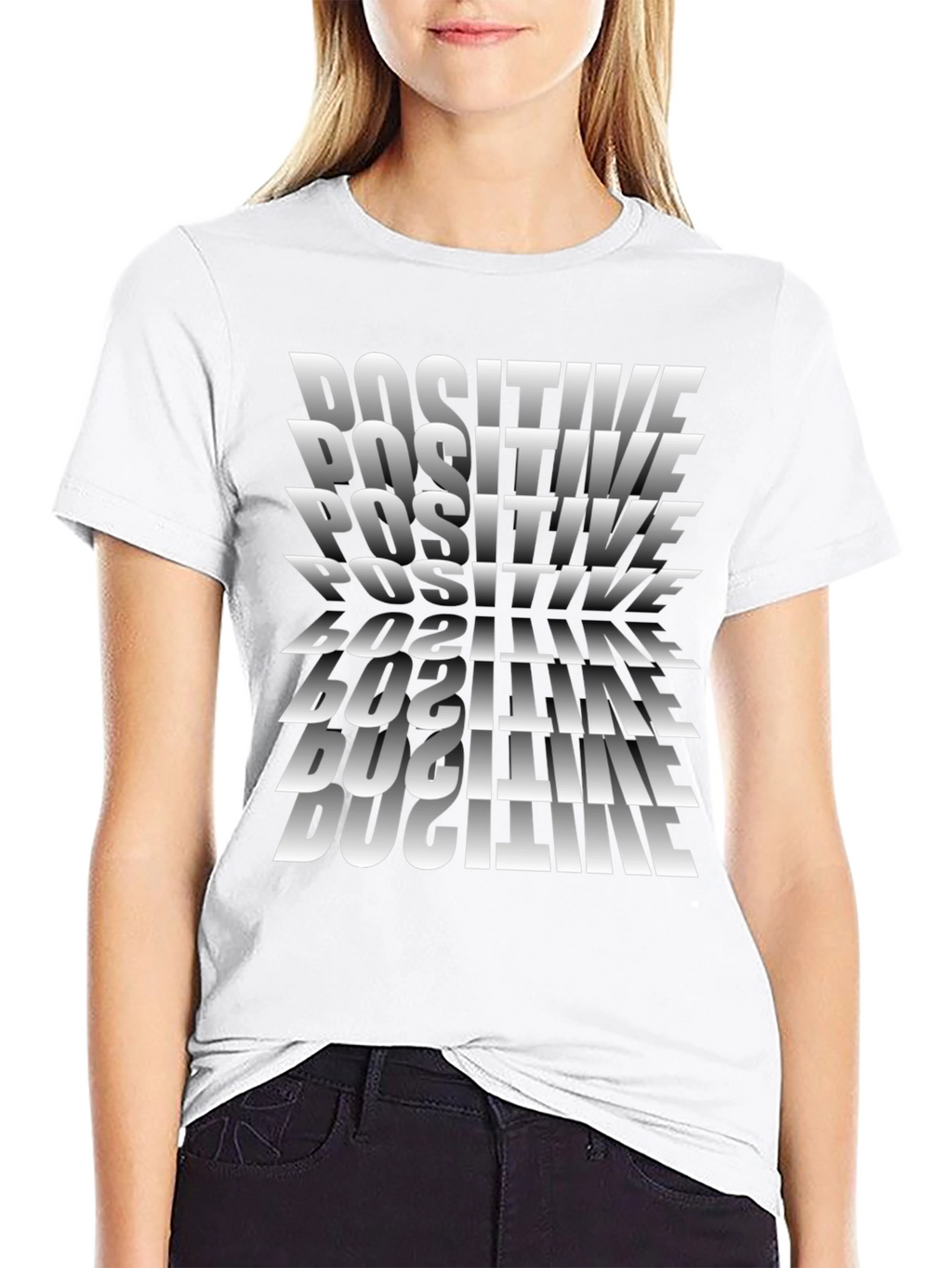 Positive Vibes Black T-Shirt