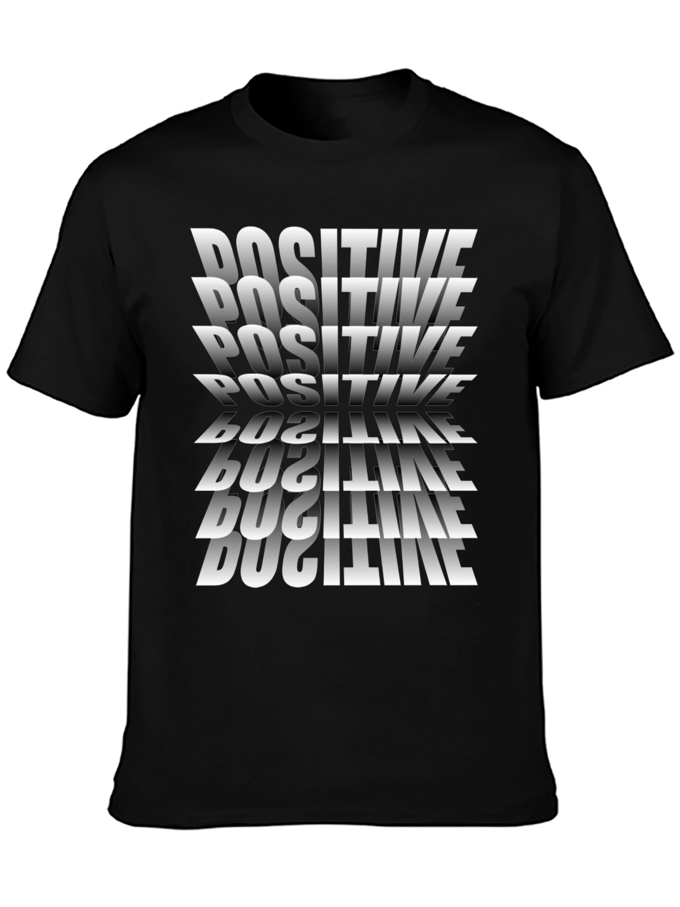 Positive Vibes Black T-Shirt