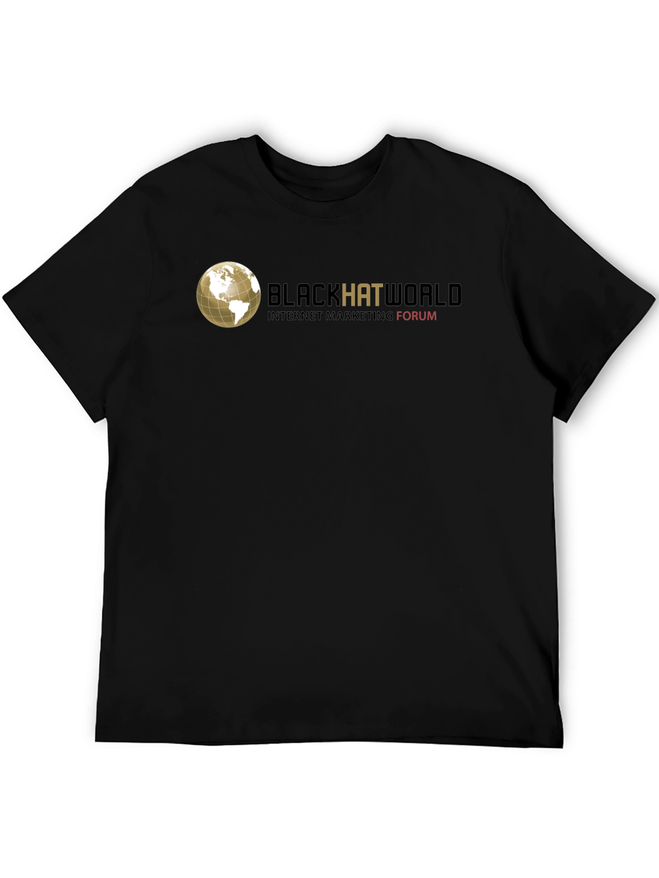 Black Hat World T-Shirt - Internet Marketing Forum Tee