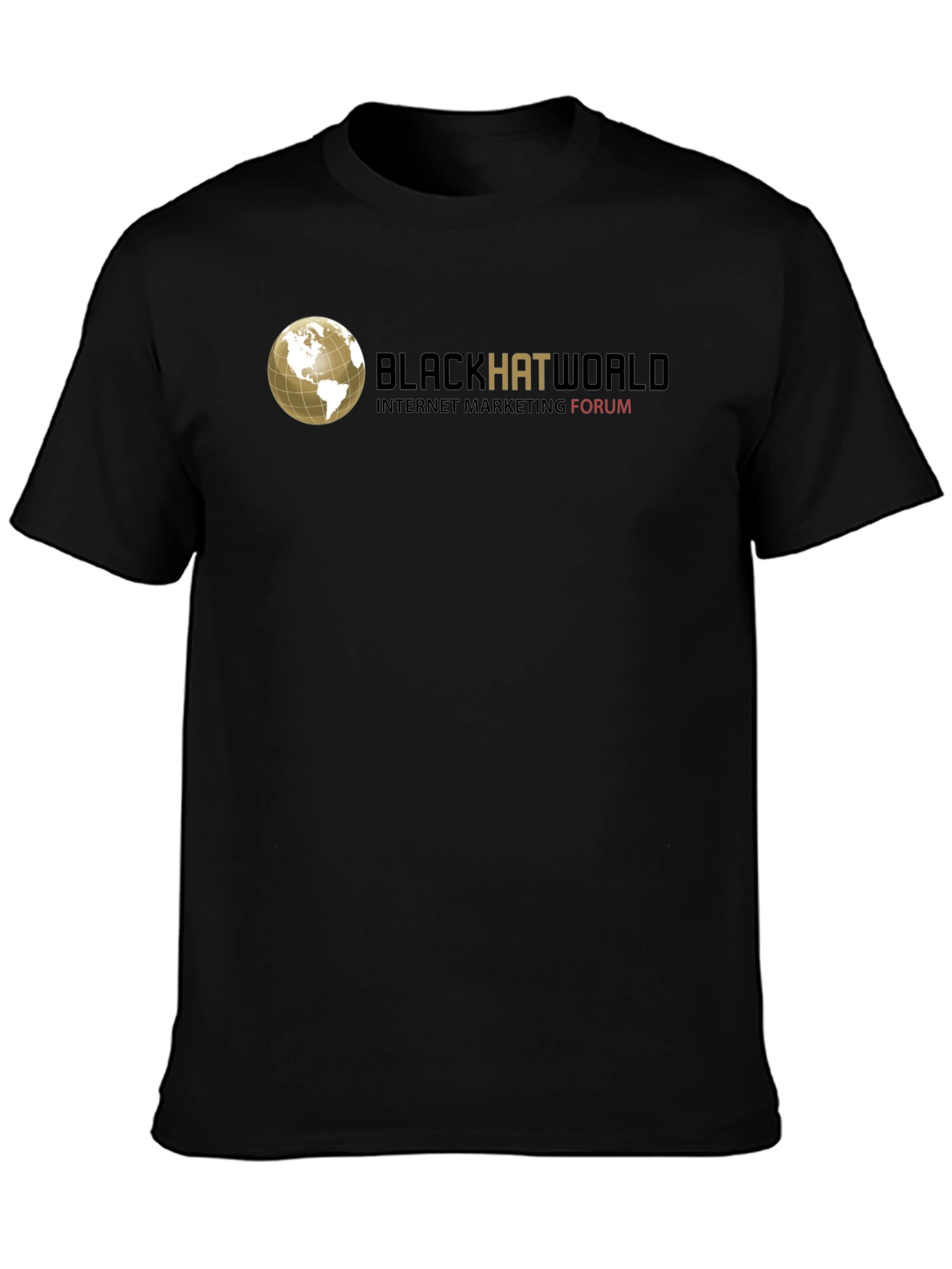 Black Hat World T-Shirt - Internet Marketing Forum Tee