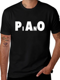 Piano T-Shirt - Funny Chemistry Elements Music Tee