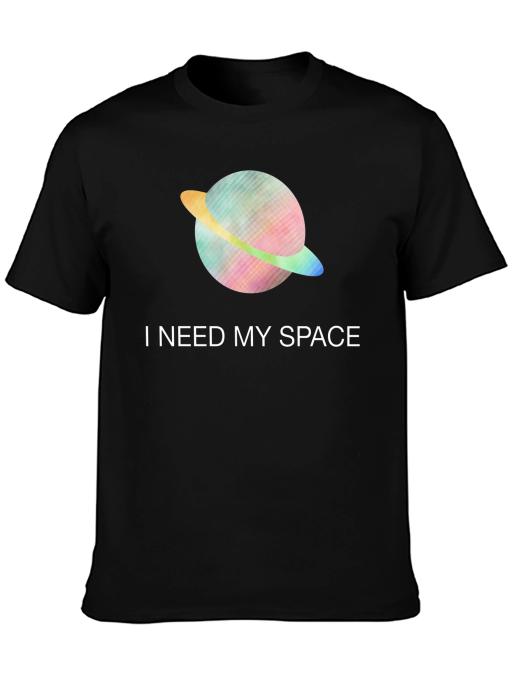 I Need My Space T-Shirt Graphic Tee Saturn