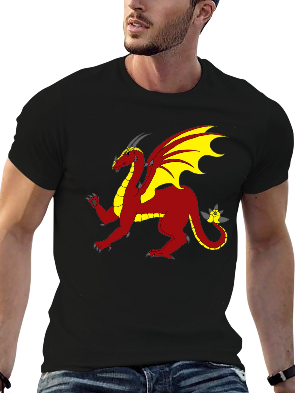 Dragon Graphic T-Shirt - Bold and Unique Design