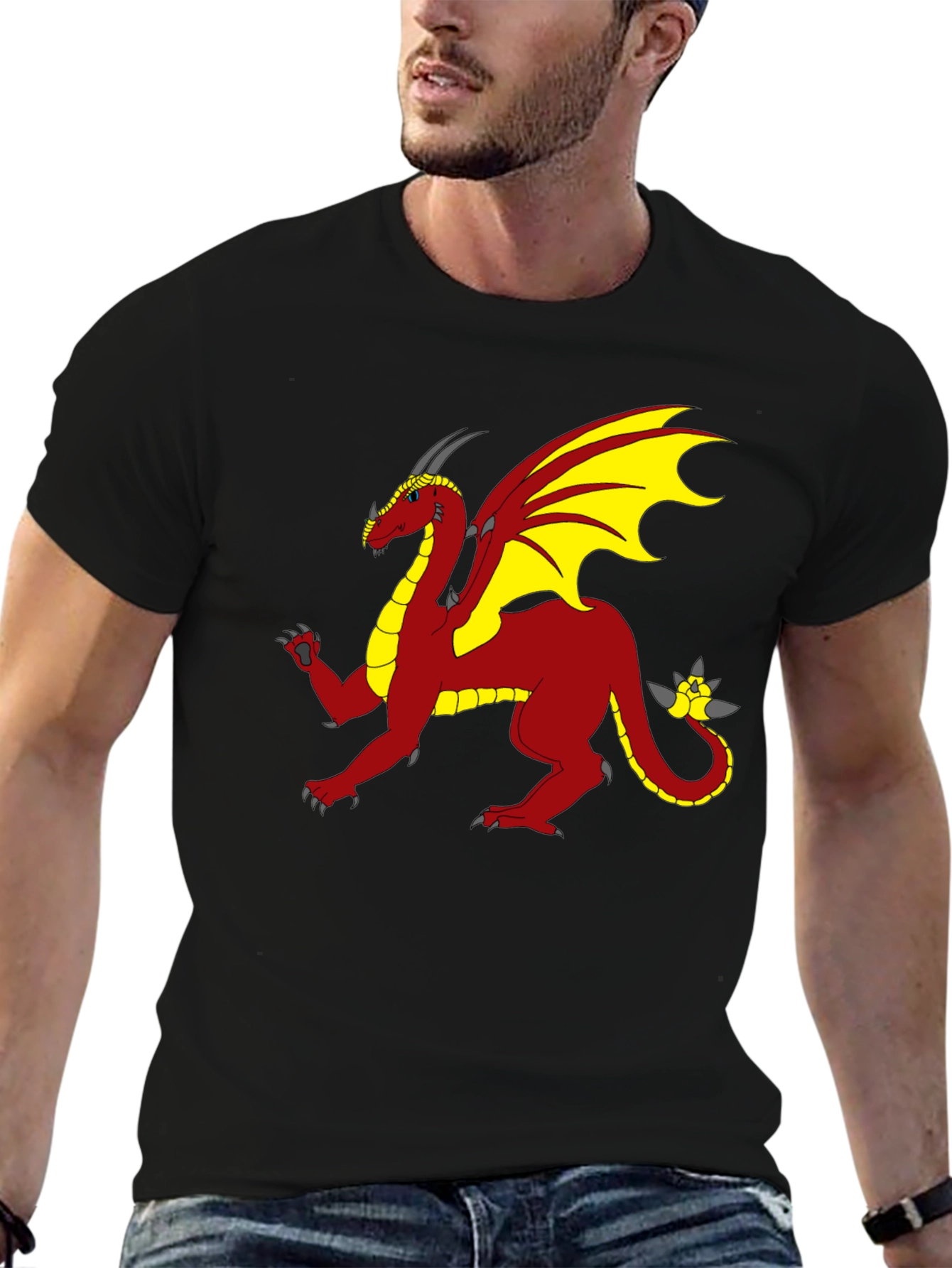 Dragon Graphic T-Shirt - Bold and Unique Design