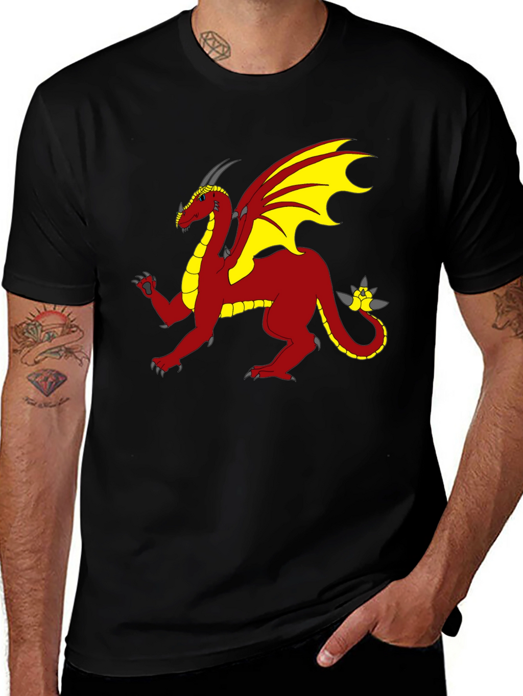 Dragon Graphic T-Shirt - Bold and Unique Design