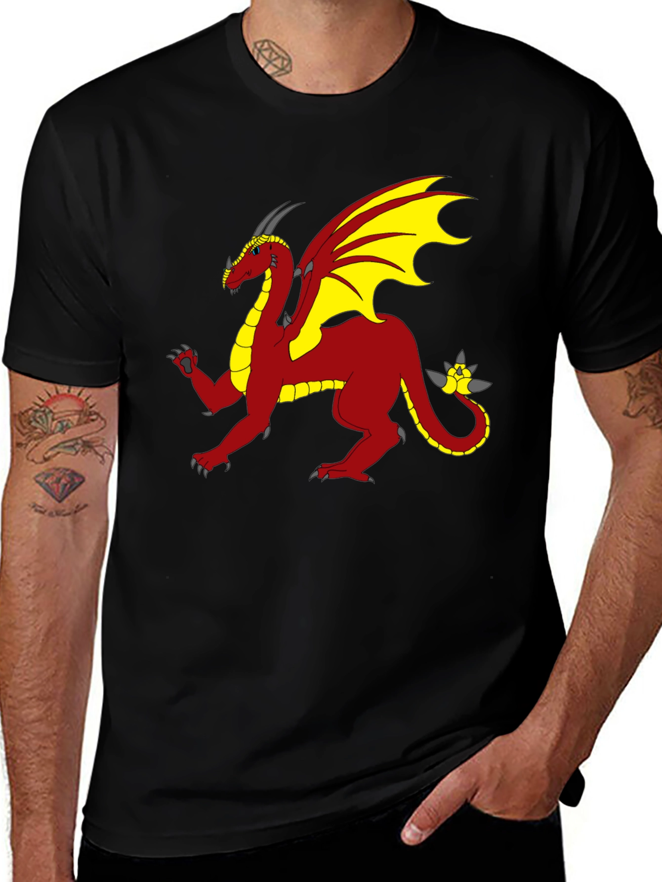 Dragon Graphic T-Shirt - Bold and Unique Design