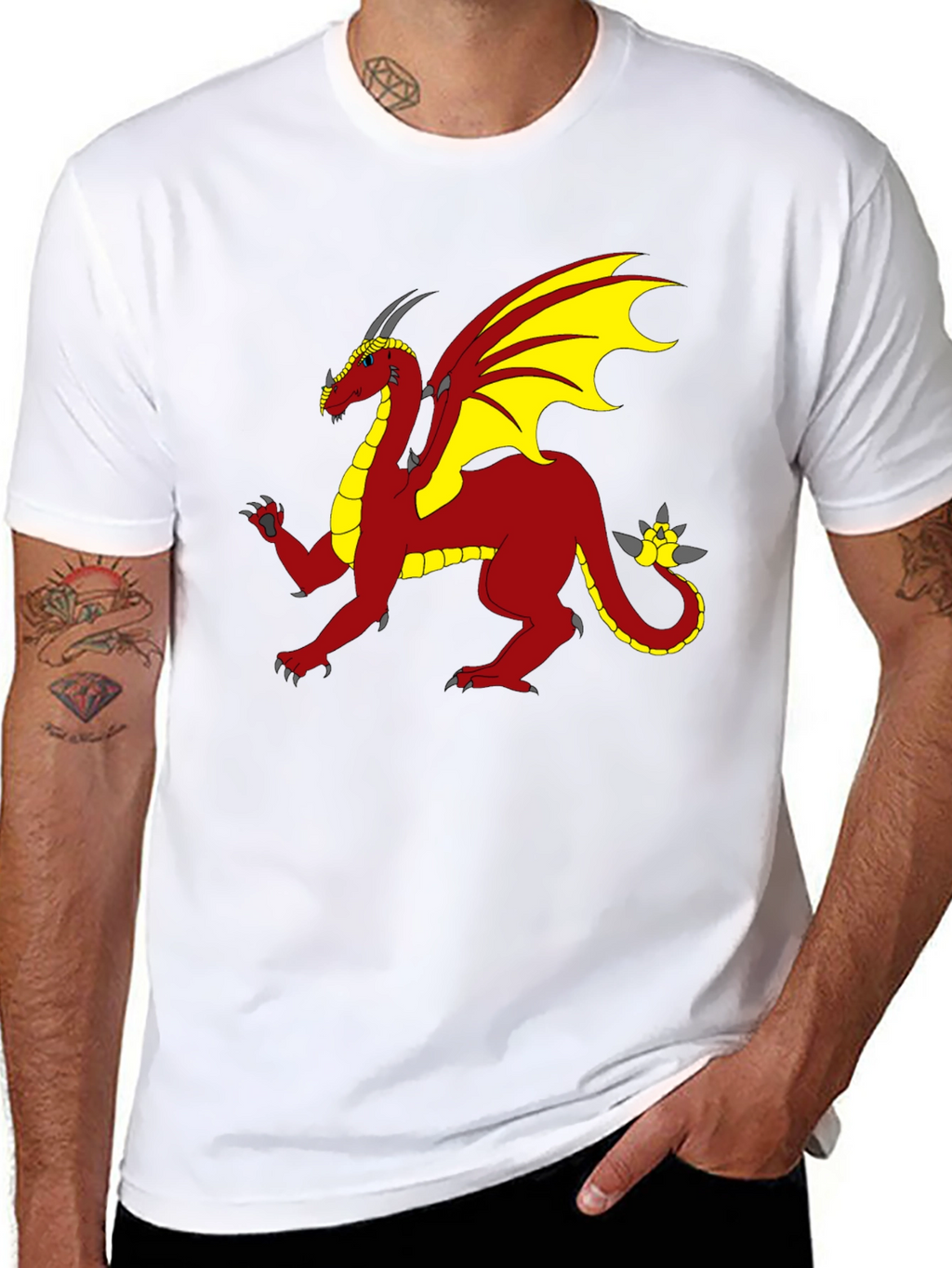 Dragon Graphic T-Shirt - Bold and Unique Design