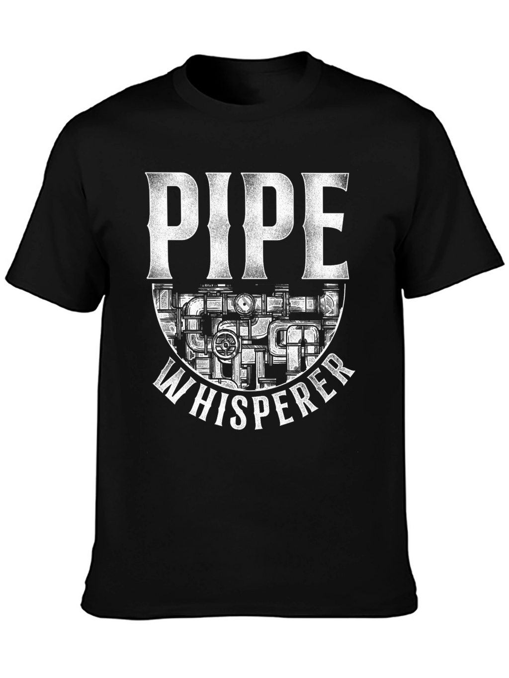 Pipe Whisperer Graphic Tee - Black T-Shirt
