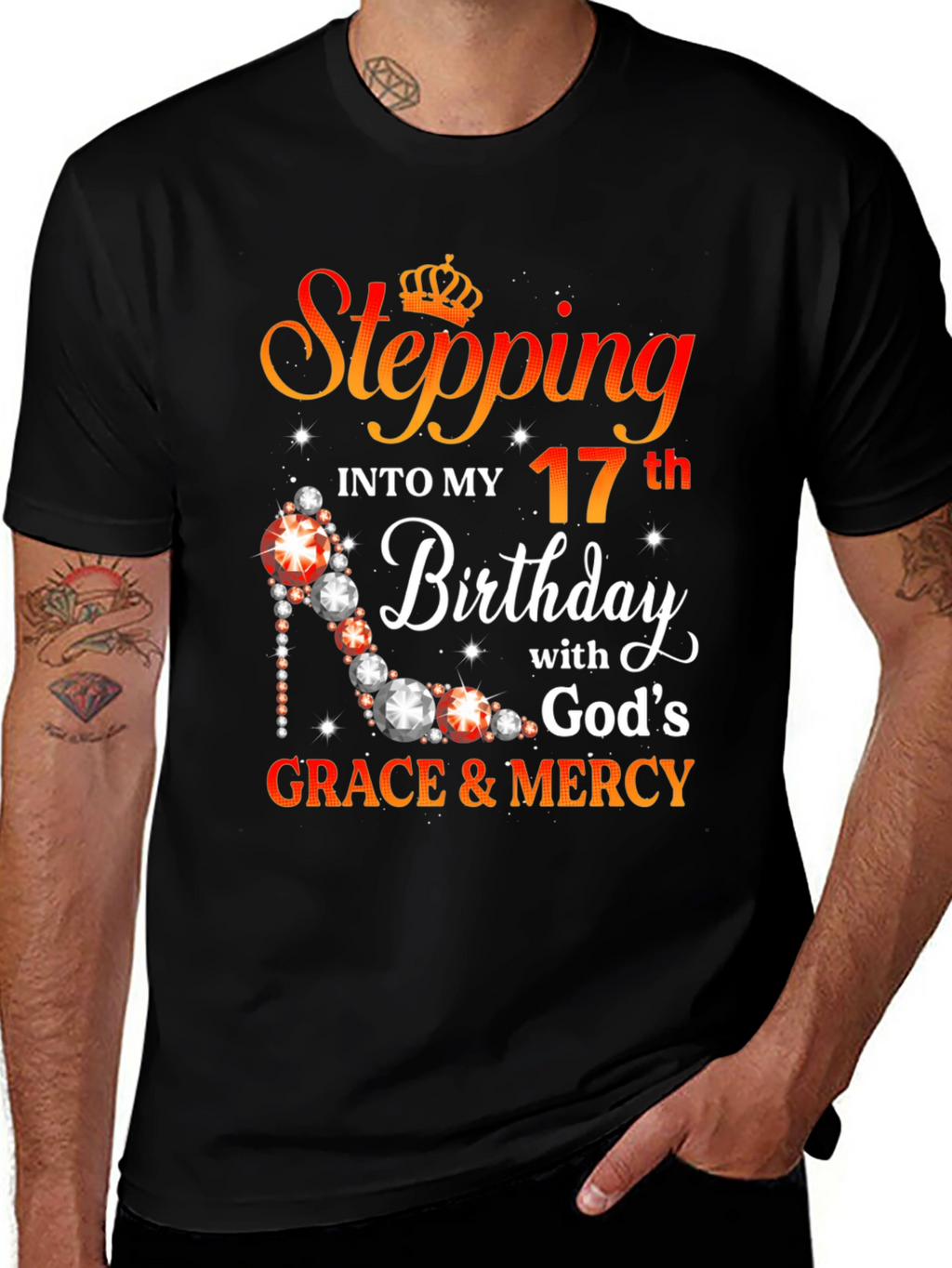 Stepping Into My 17th Birthday T-Shirt