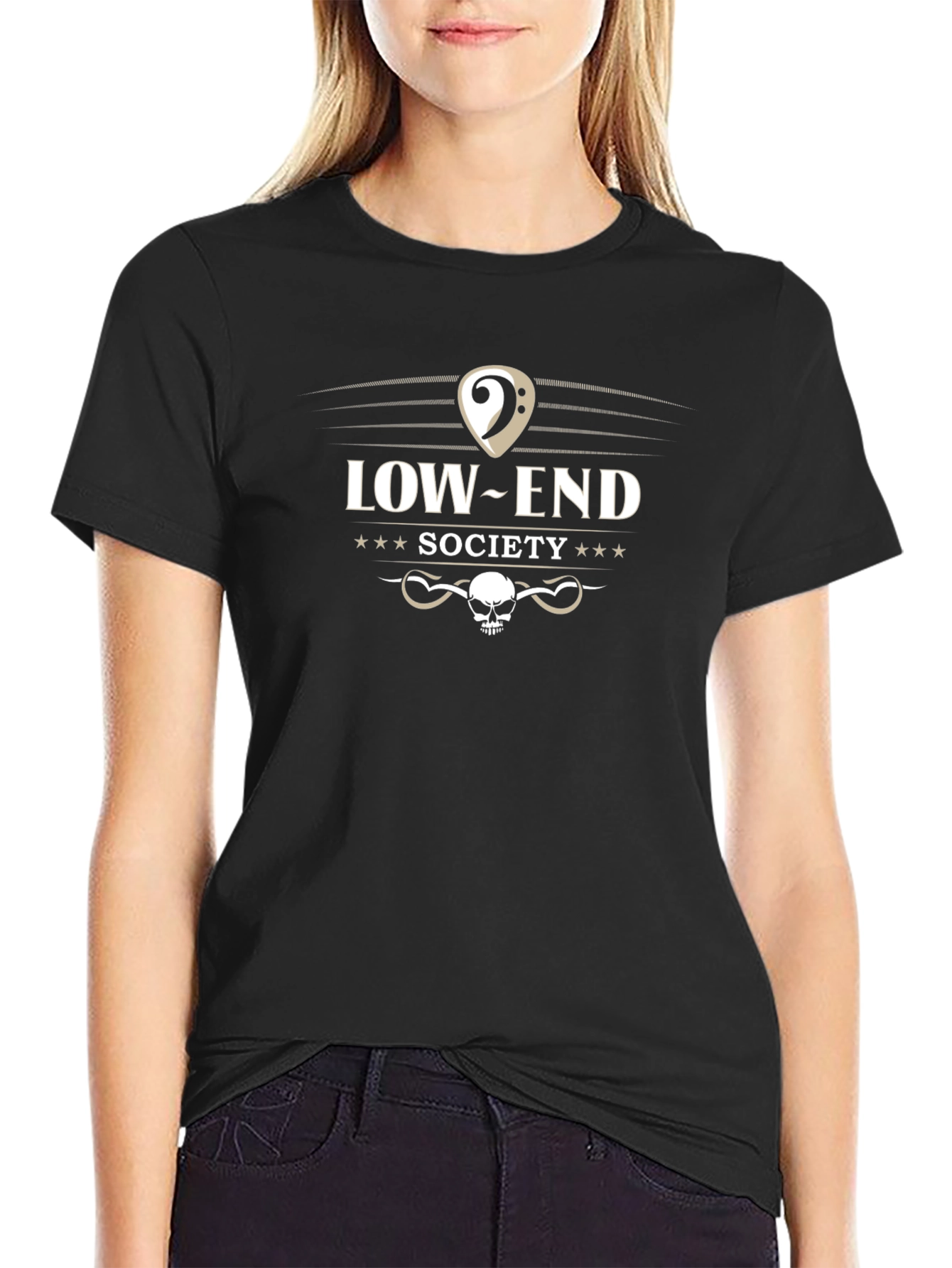 Low-End Society Black Graphic Tee