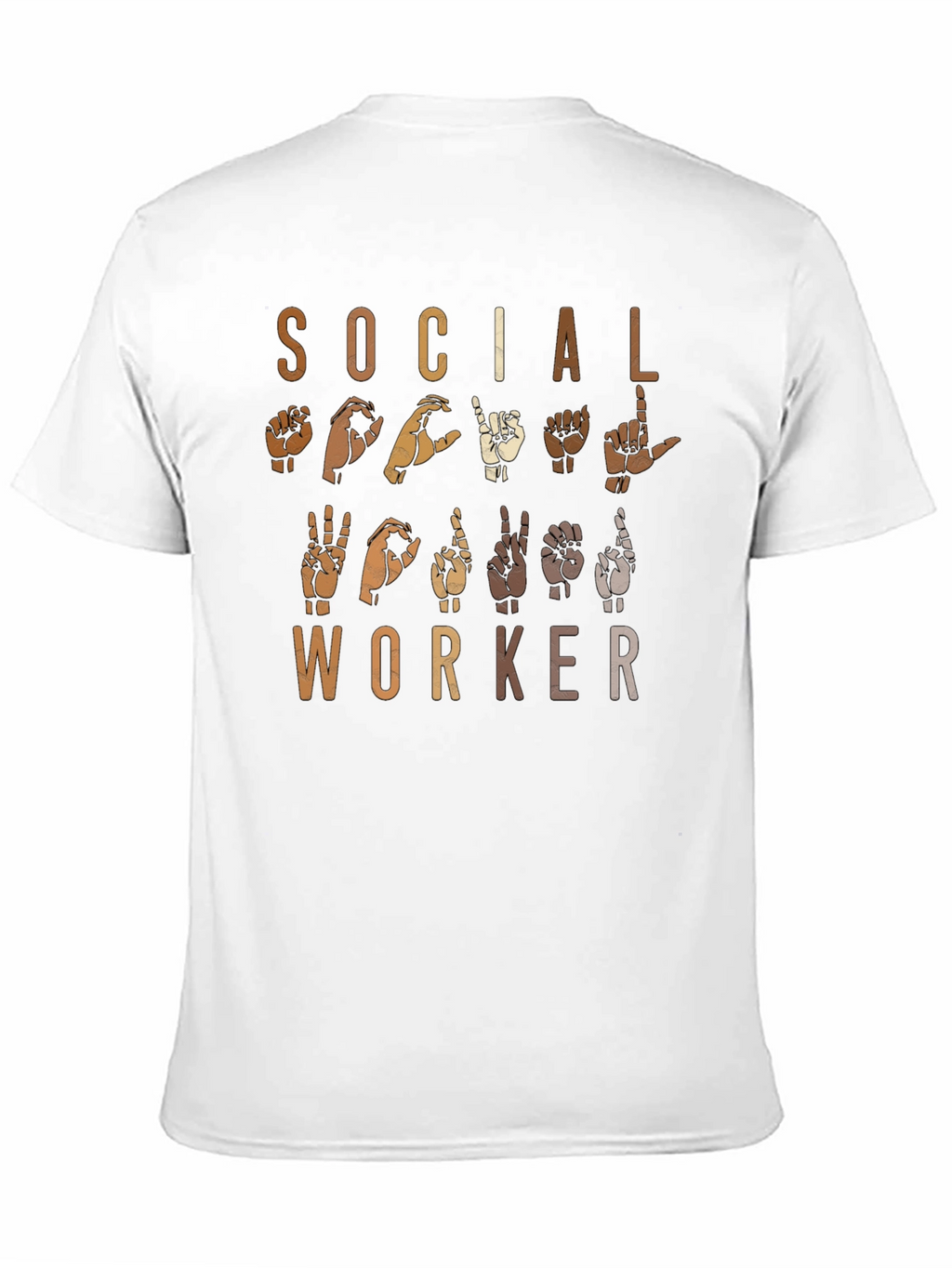 Social Worker Sign Language Graphic Tee