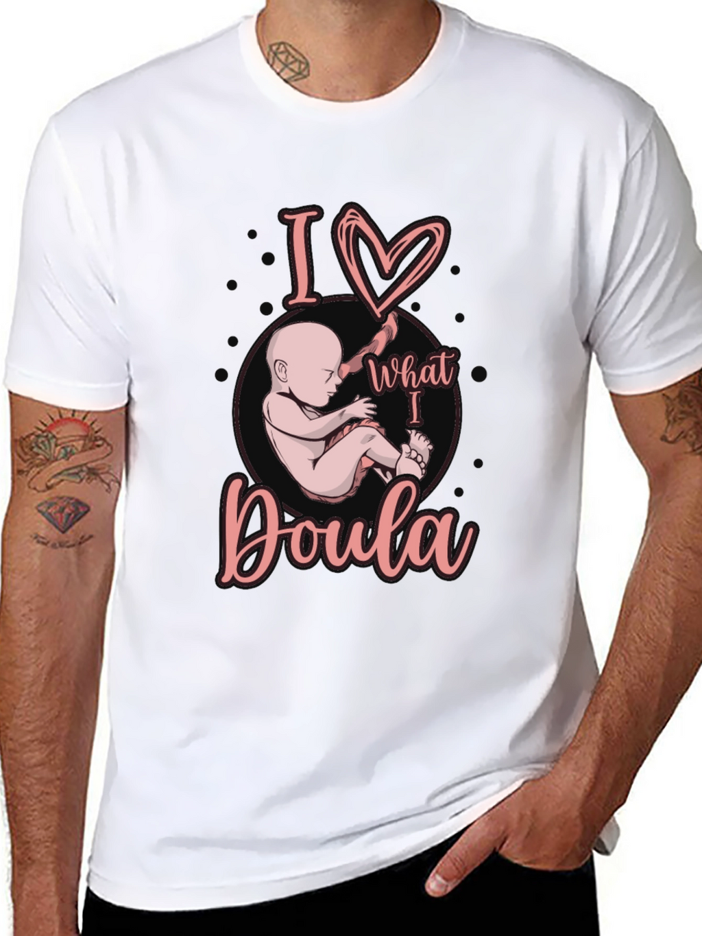 I Love What I Doula T-Shirt Black