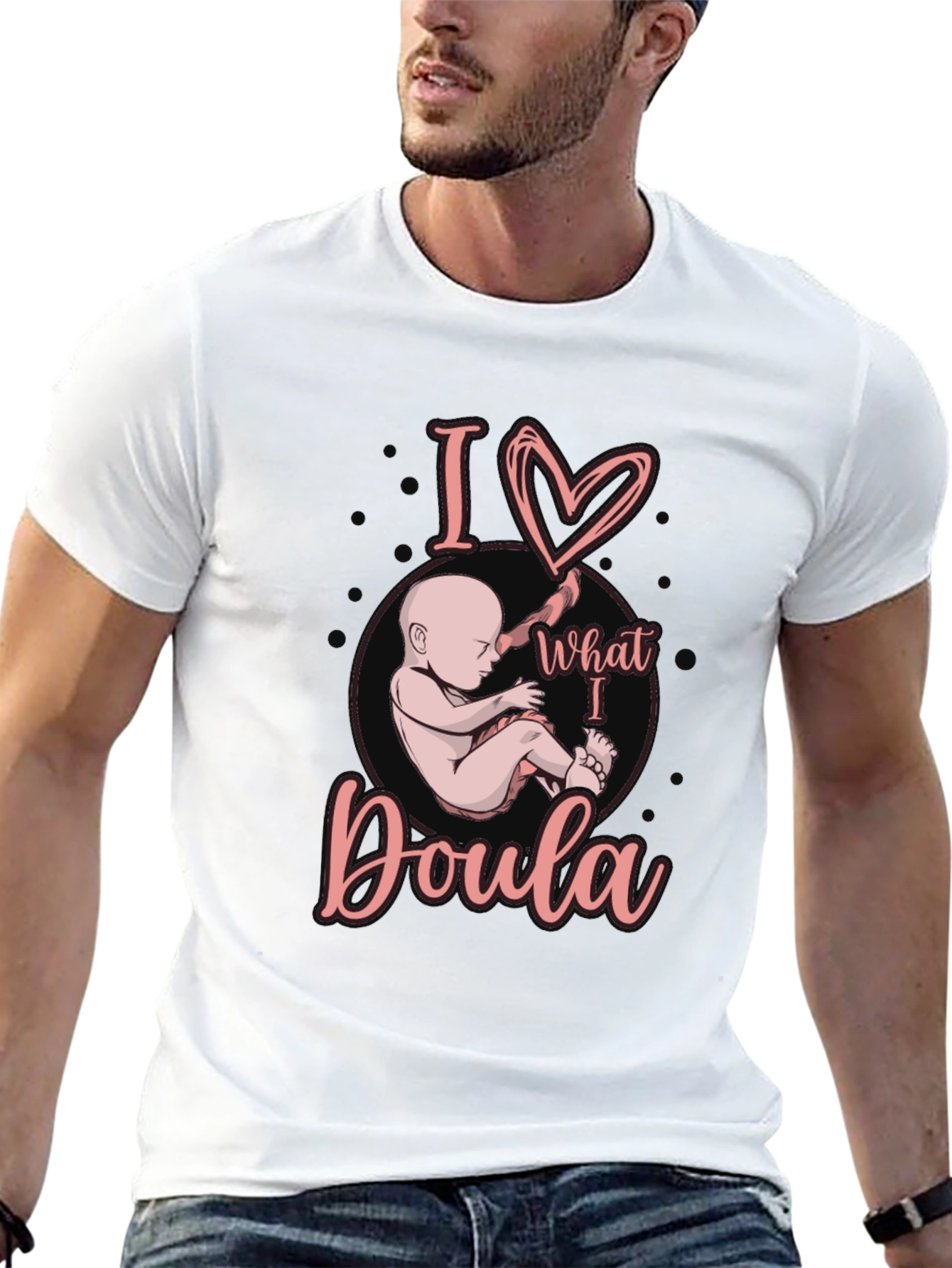 I Love What I Doula T-Shirt Black
