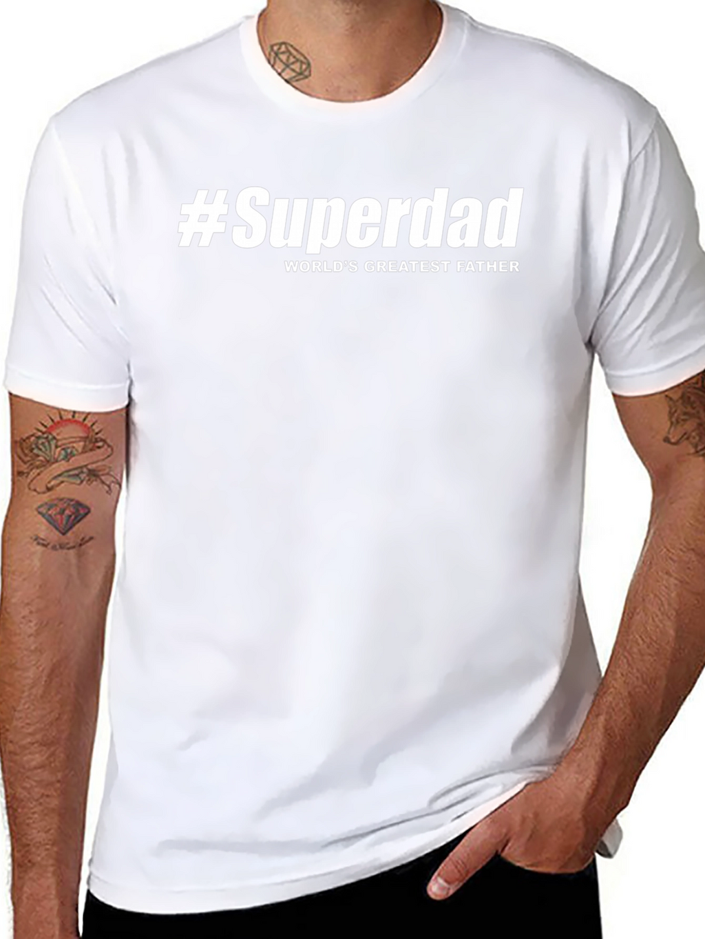 #Superdad Worlds Greatest Father T-Shirt