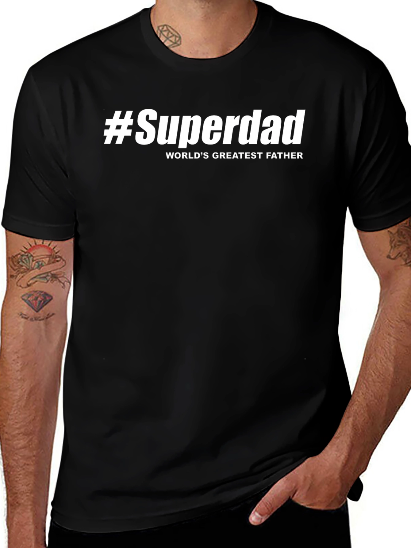 #Superdad Worlds Greatest Father T-Shirt