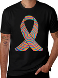 Rainbow Ribbon Graphic T-Shirt