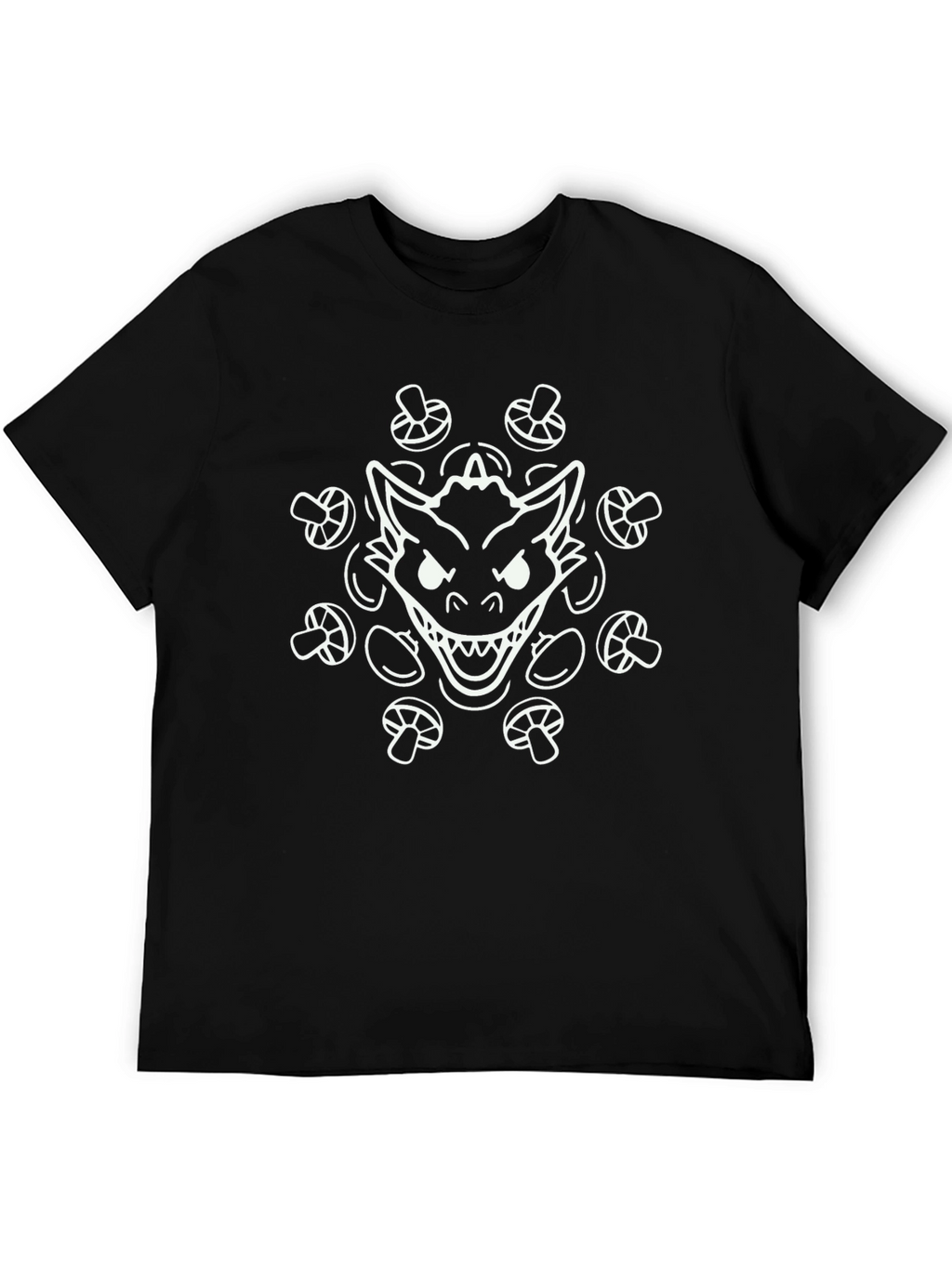 Graphic Tee - Monster & Mushroom Design