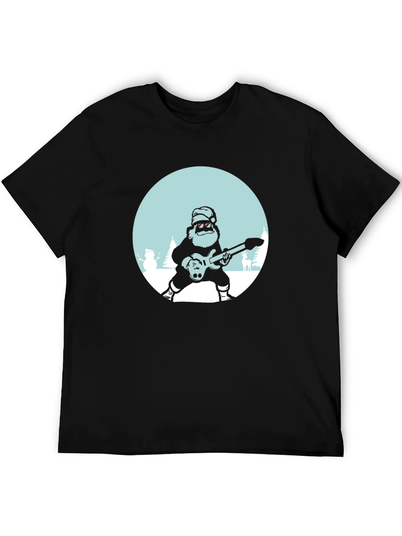 Rocking Santa T-Shirt - Holiday Style