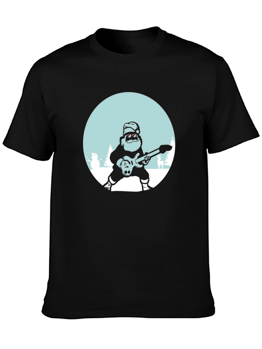 Rocking Santa T-Shirt - Holiday Style