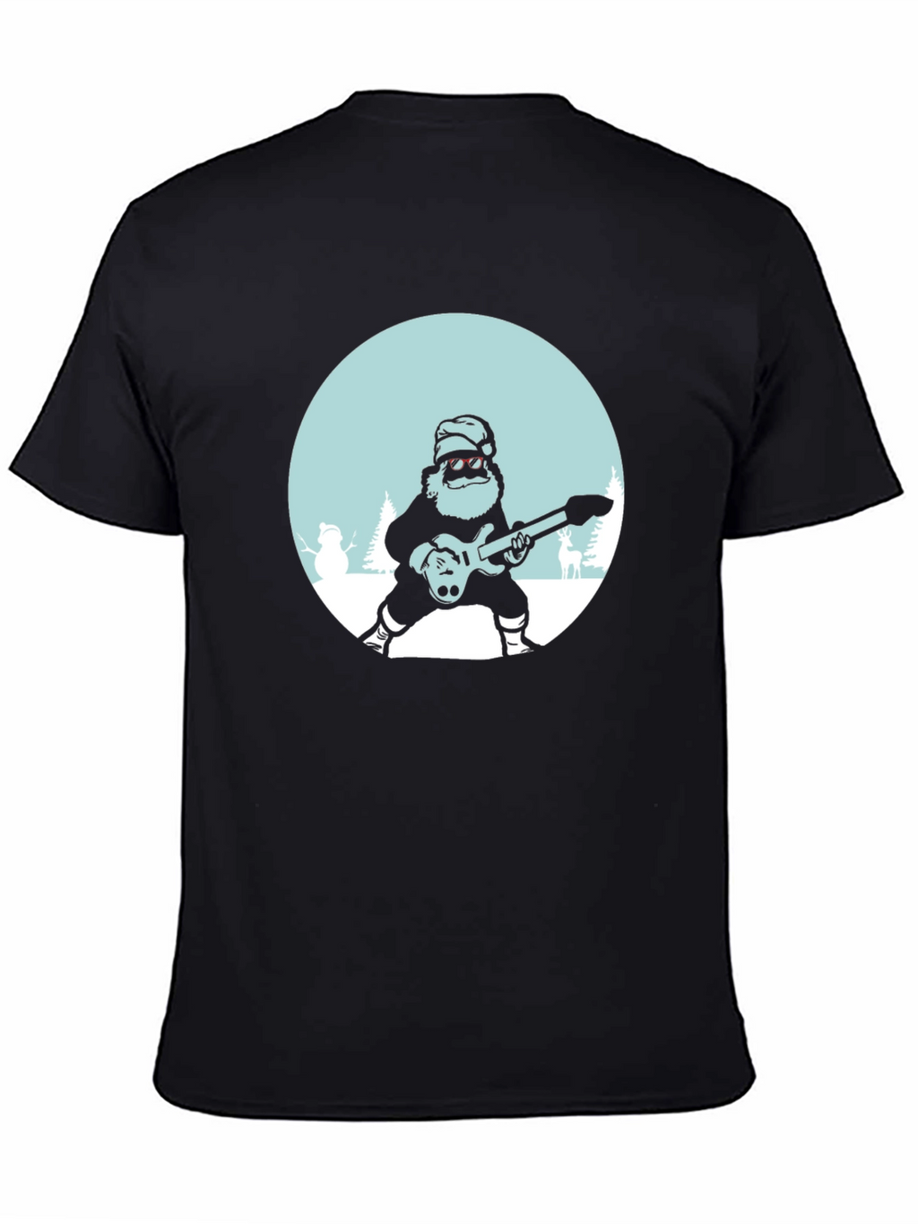 Rocking Santa T-Shirt - Holiday Style