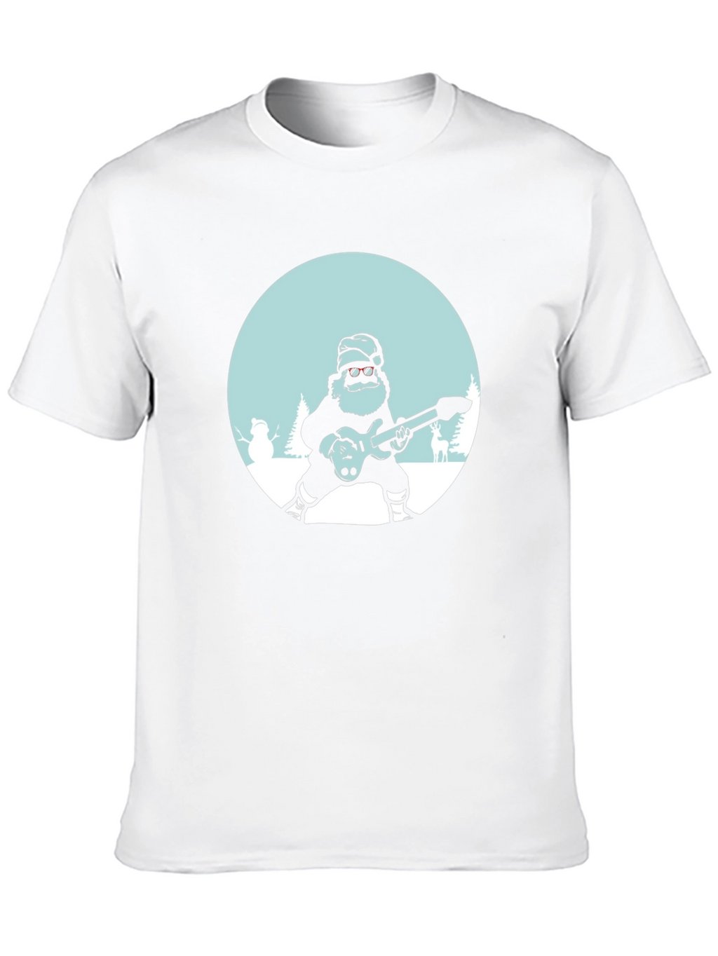 Rocking Santa T-Shirt - Holiday Style
