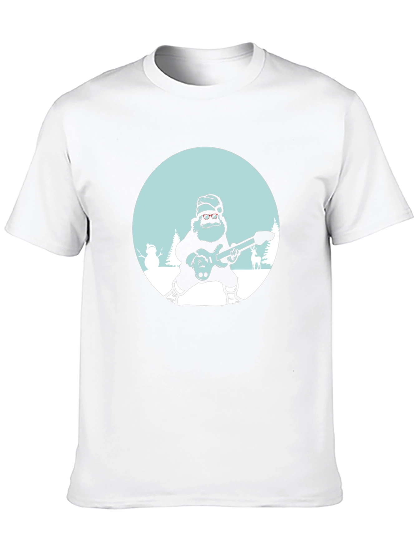 Rocking Santa T-Shirt - Holiday Style