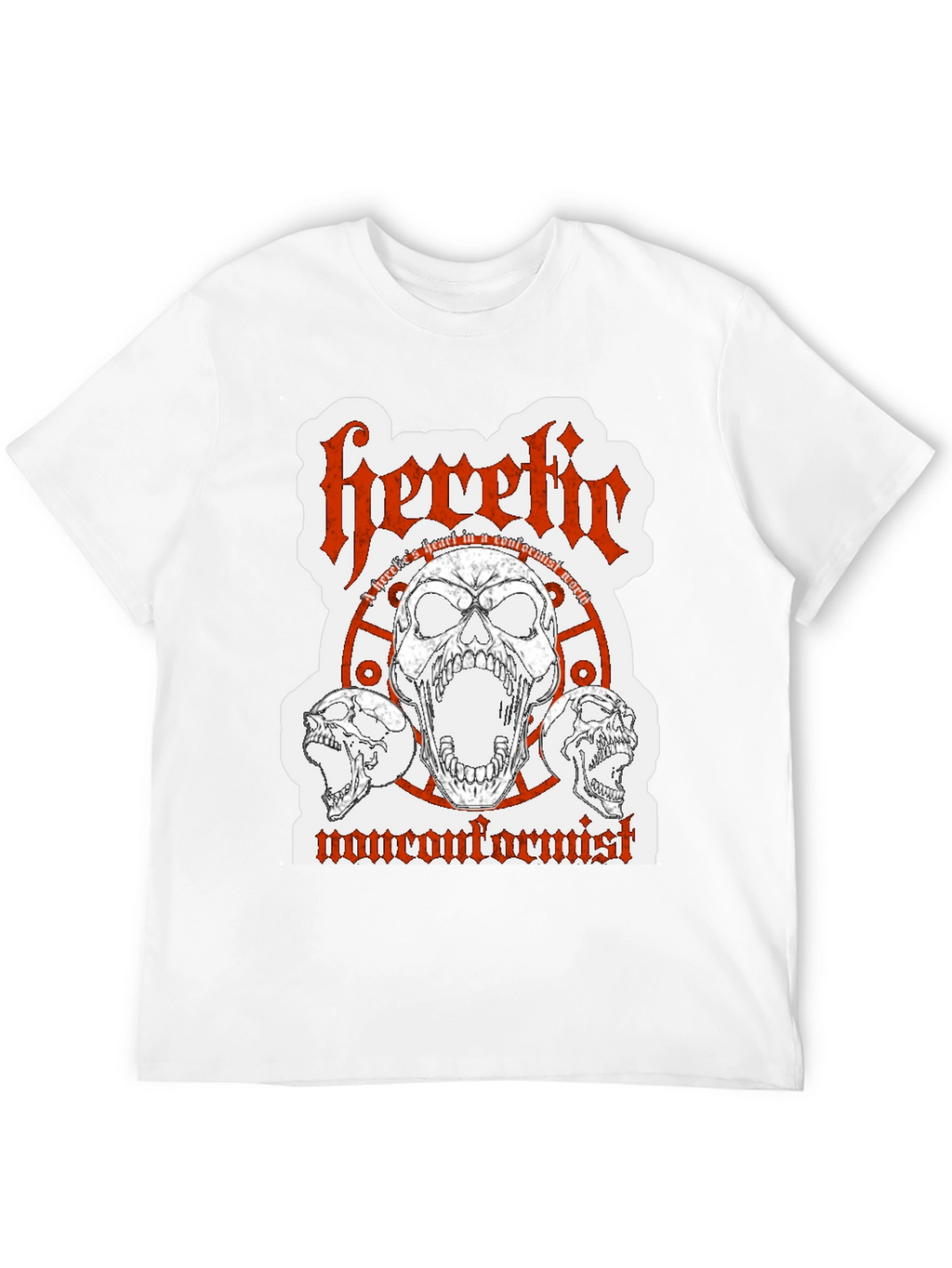 Heretic Nonconformist Graphic Tee - Black
