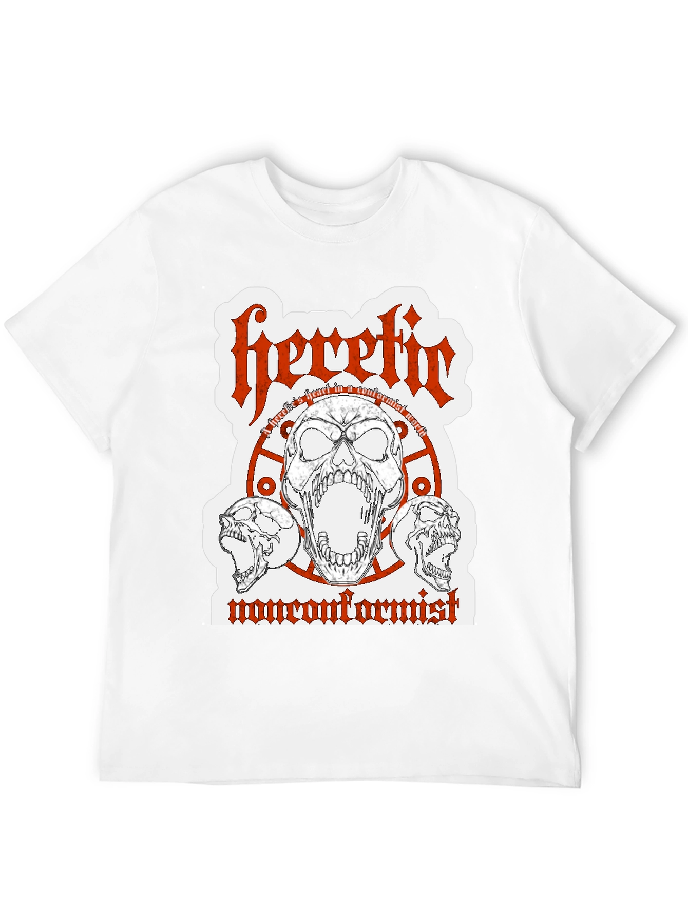Heretic Nonconformist Graphic Tee - Black