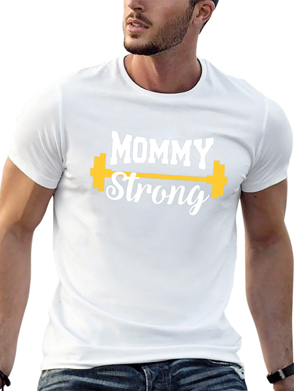 Mommy Strong Graphic Tee - Fitness Apparel