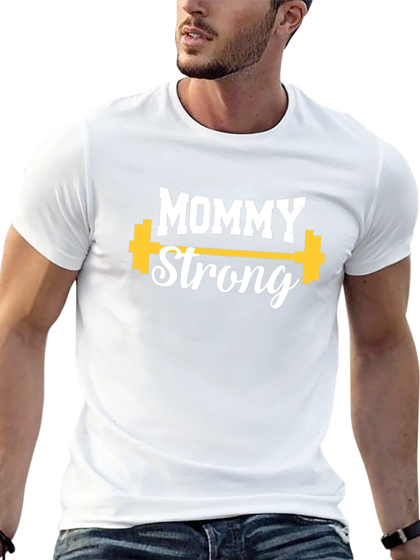 Mommy Strong Graphic Tee - Fitness Apparel
