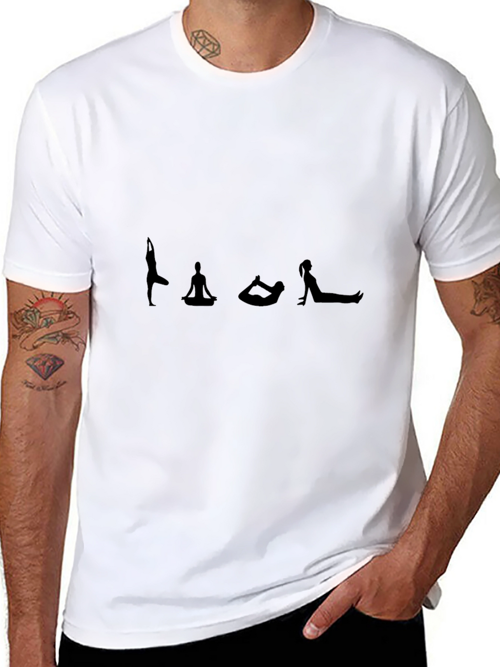 Yoga Pose Silhouette T-Shirt