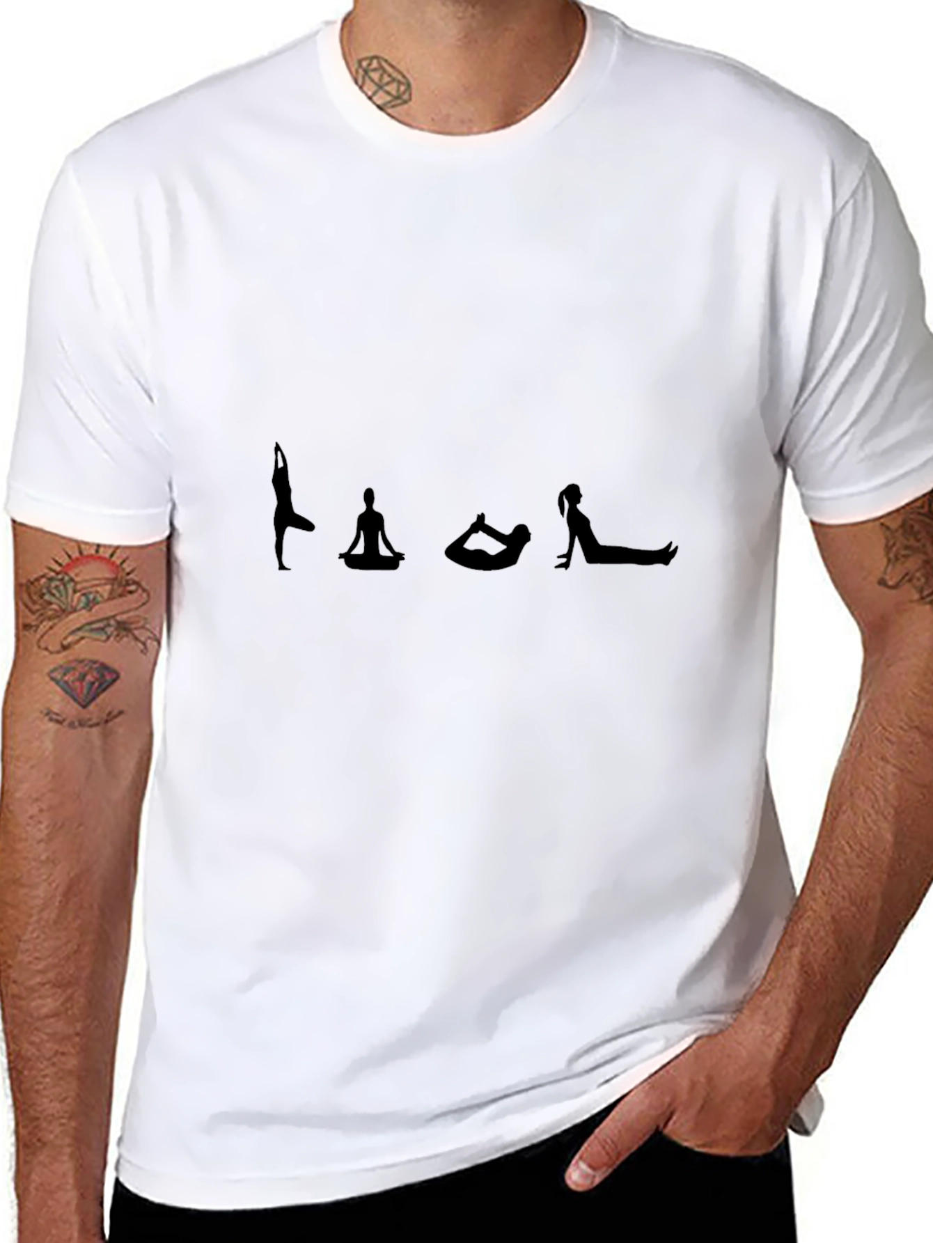 Yoga Pose Silhouette T-Shirt