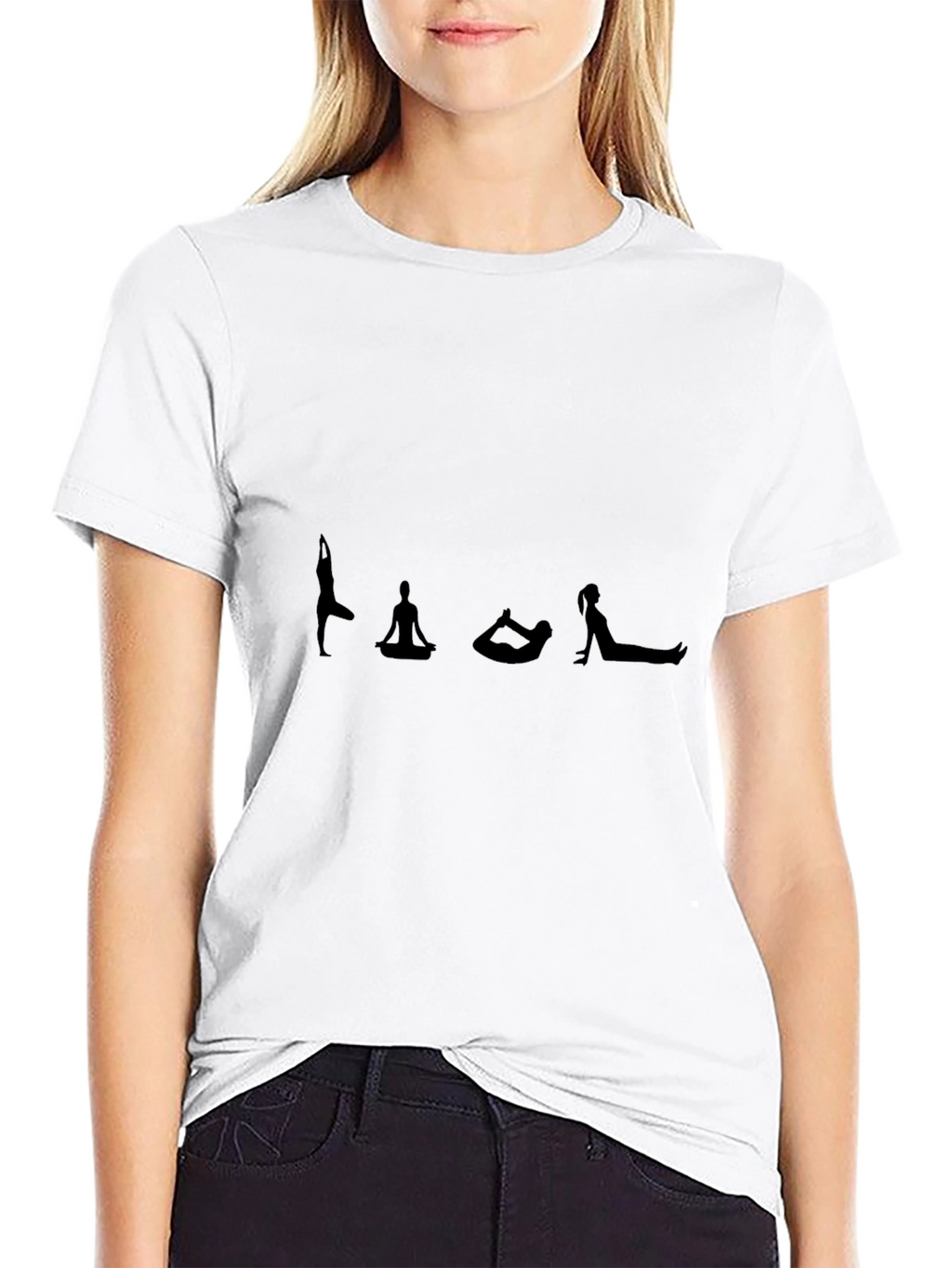 Yoga Pose Silhouette T-Shirt