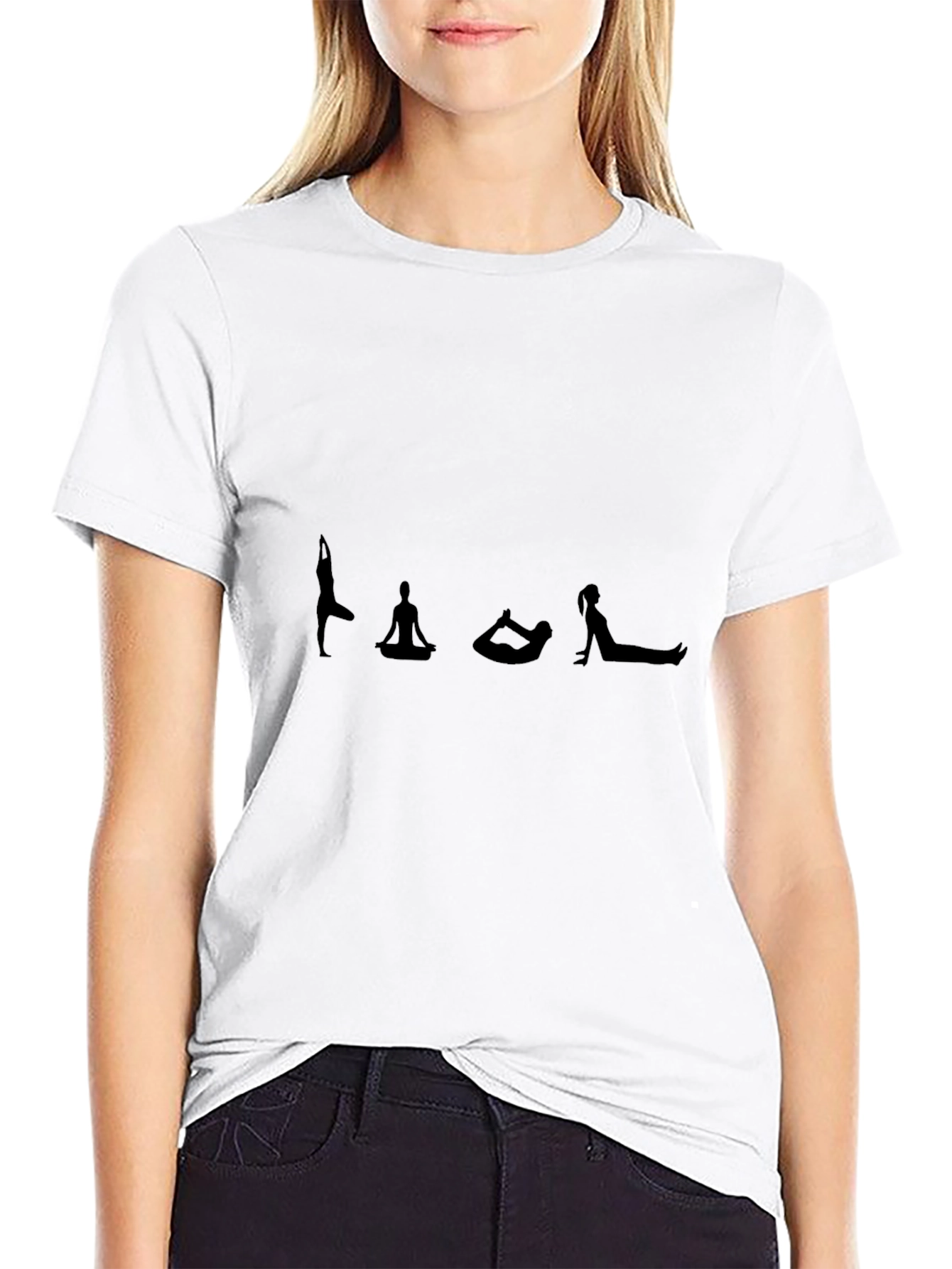 Yoga Pose Silhouette T-Shirt
