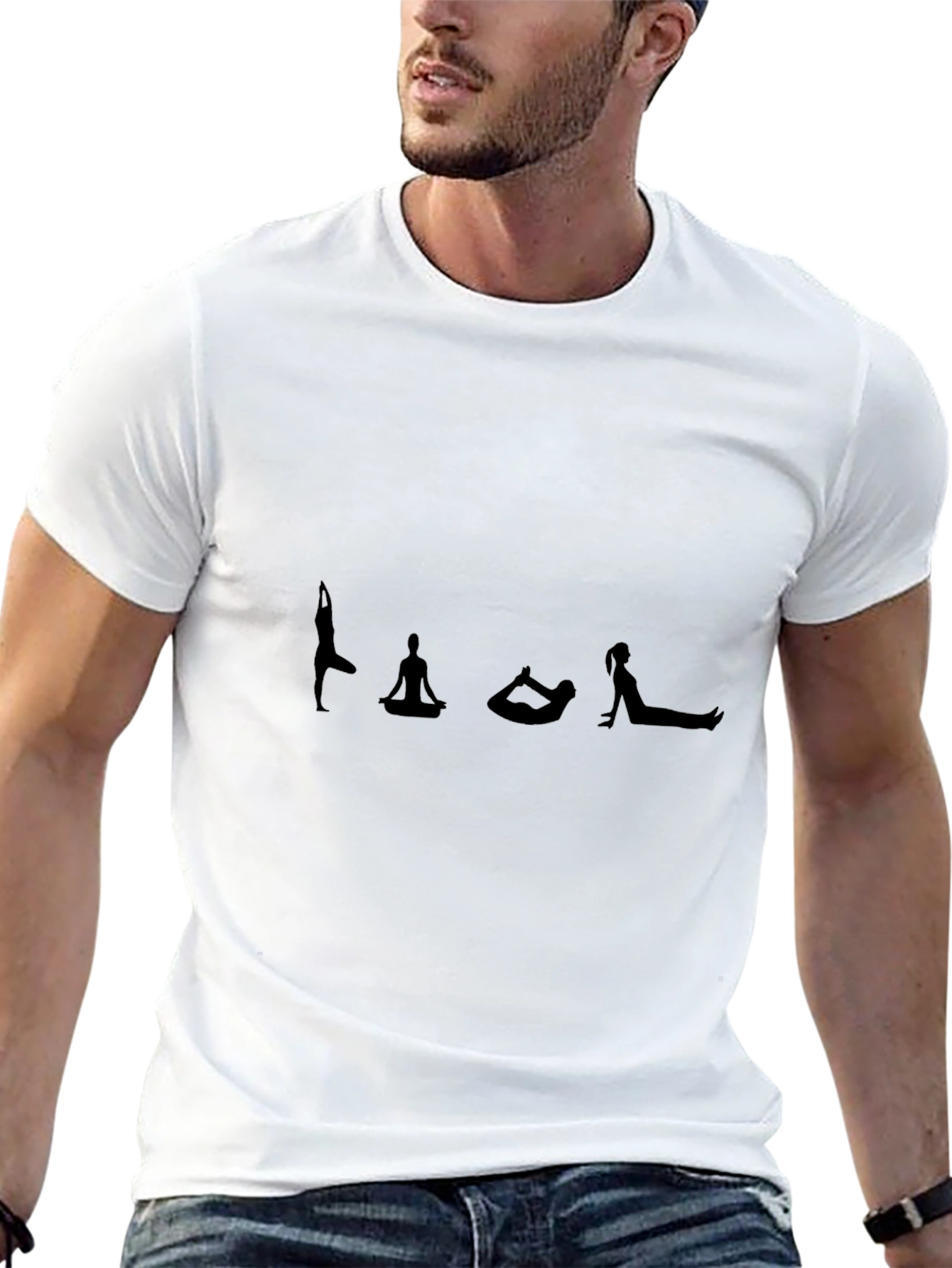 Yoga Pose Silhouette T-Shirt