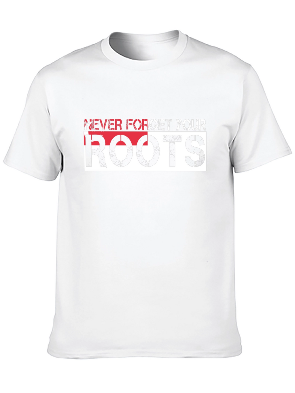 Never Forget Your Roots Black T-Shirt