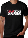Never Forget Your Roots Black T-Shirt