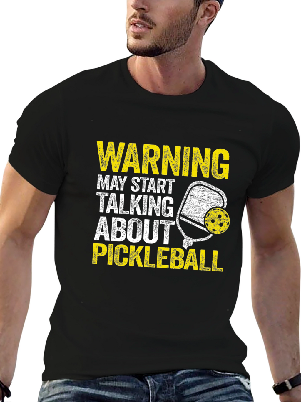 Warning May Talk About Pickleball T-Shirt
