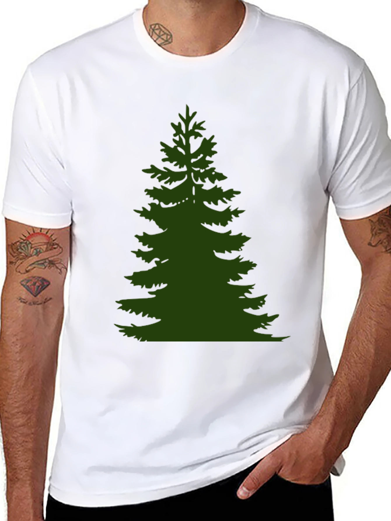 Green Tree Graphic T-Shirt - Nature Lover Tee