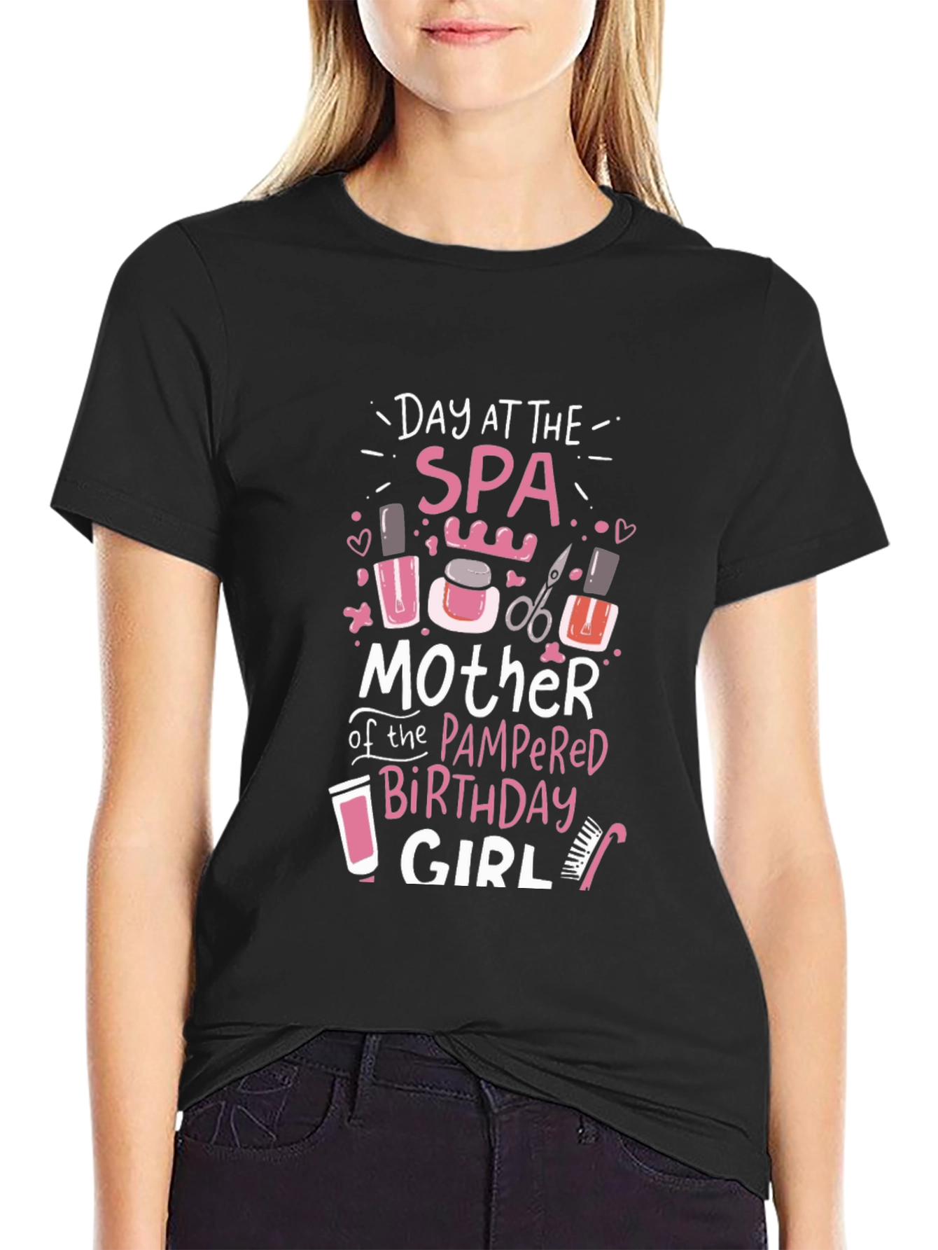 Spa Day Birthday Girl T-Shirt
