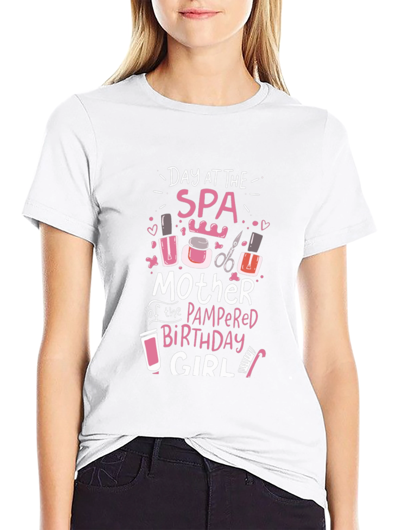 Spa Day Birthday Girl T-Shirt