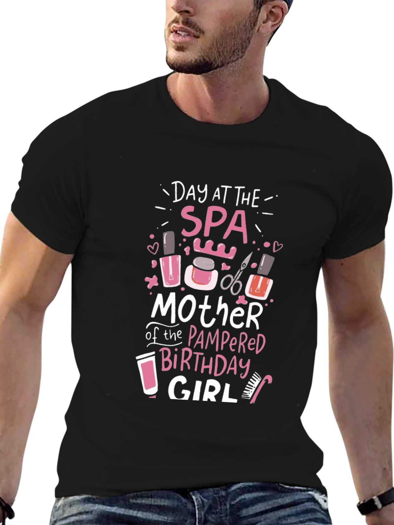 Spa Day Birthday Girl T-Shirt