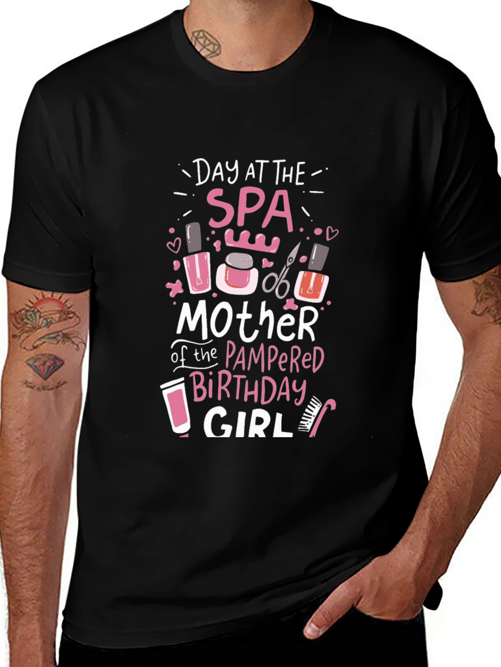 Spa Day Birthday Girl T-Shirt