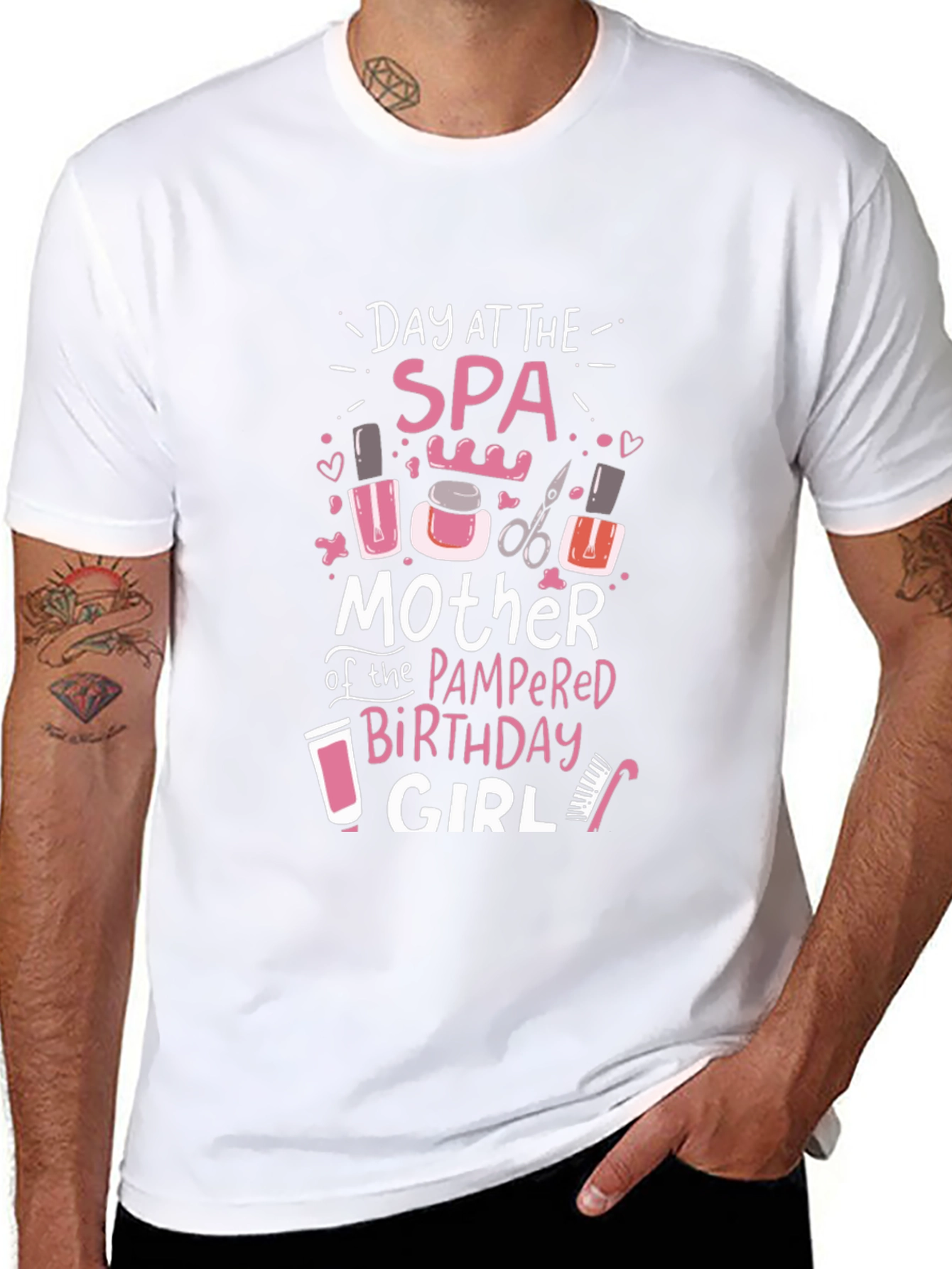 Spa Day Birthday Girl T-Shirt
