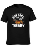 Hot Dogs Therapy T-Shirt - Dachshund Lover